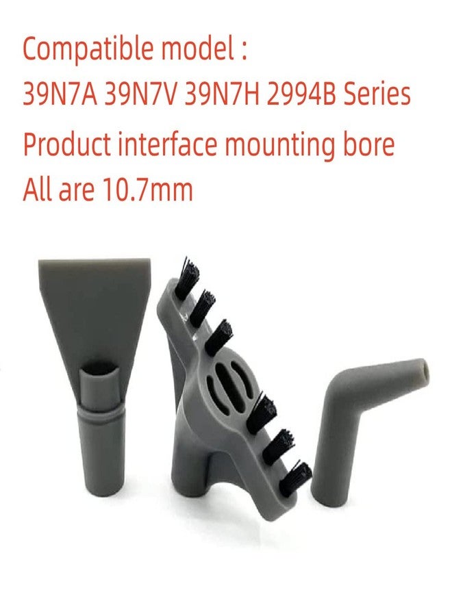 Sionlan 6 Pack for Bissell SteamShot Hard Surface steam Cleaner 39N7A 39N7V 39N7H 2994B Replacement Parts (3 Hard Brushes + 1 Wall Crevice Brush + 2 Multi-Surface Tools)… - Image 2